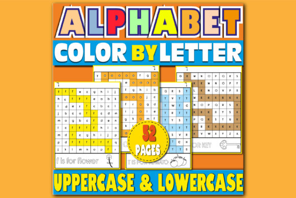 Alphabet Maze Worksheets Color by Letter