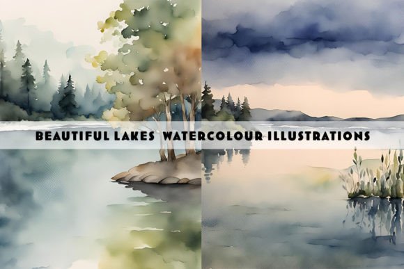 Beautiful Lakes Watercolour Duo: Unlocking Creative Potential