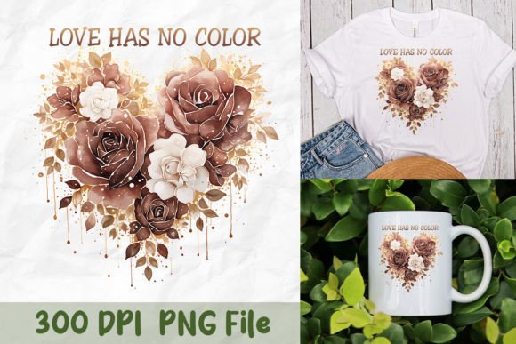 Love Has No Color Art: Vibrant Digital Designs for Creative Projects