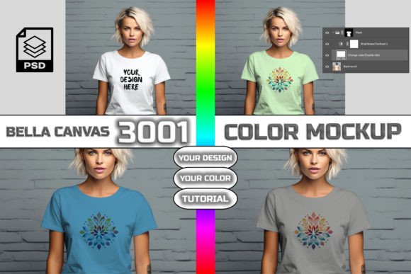 Master T-Shirt Mockups: The PSD 3001 Multi-Color Guide