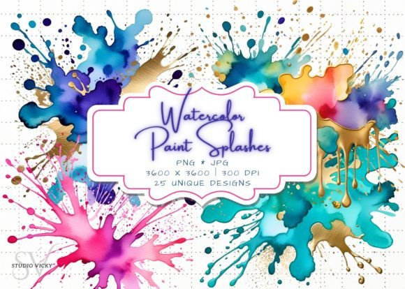 Mastering Visual Impact with Watercolor Color Splash PNG Clipart