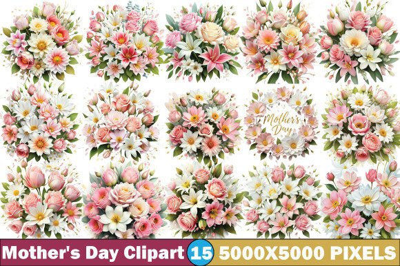 Mothers Day Pink Flowers Watercolour Clipart: A Designer's Guide