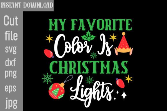 My Favorite Color is Christmas Lights SV: A Festive Display Typeface