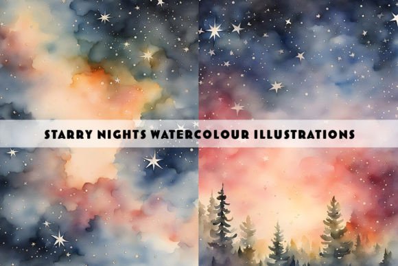 Starry Sky Nights Watercolour Duo: A Designer's Guide to Ethereal Art