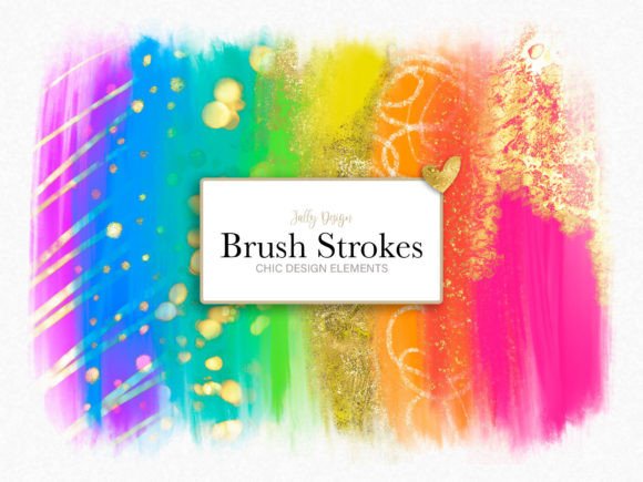 Unleash Creative Energy with Vibrant Color Brush Strokes