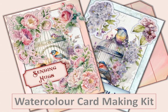 Watercolour Bird Card Making Kit: A Dual Kit for Crafters