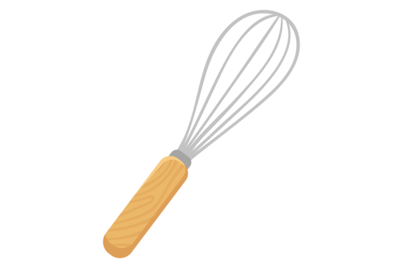 Whisk Color Icon: Blending Ingredients for Modern Design