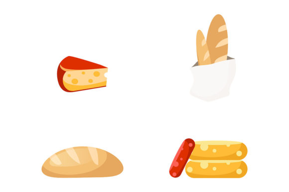 Why Your Brand Needs the Cheese and Bread Flat Color Vector Set